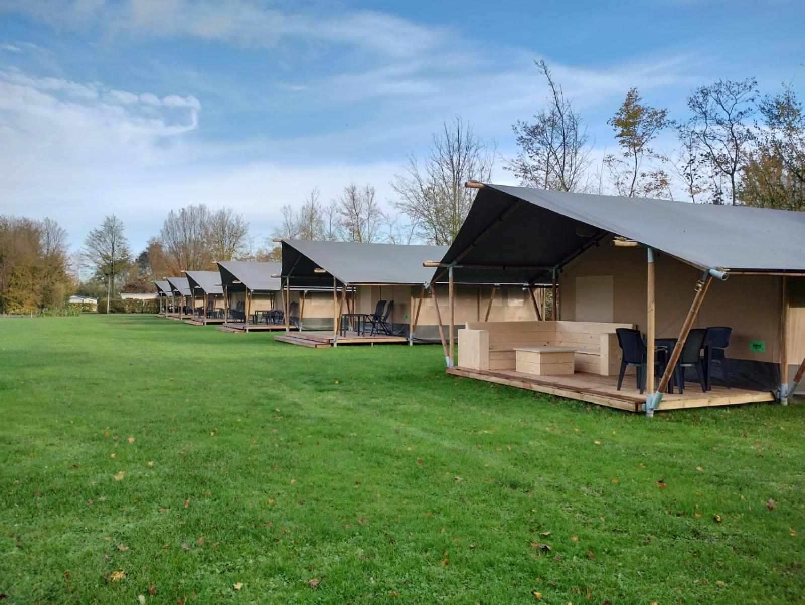 Camping Alkenhaer Appelscha Trekkerstent Safaritent Екстер'єр фото